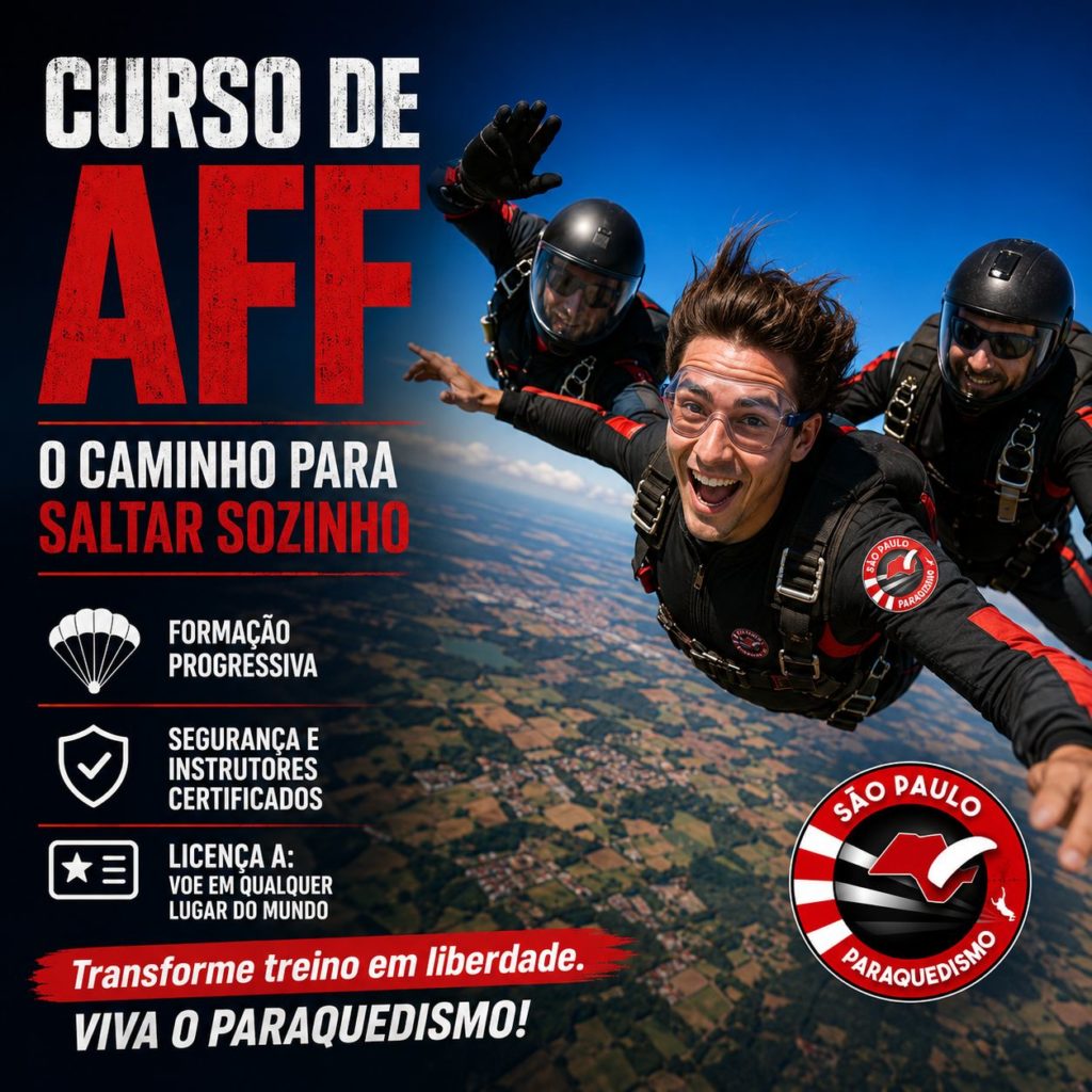 Curso de paraquedismo - AFF