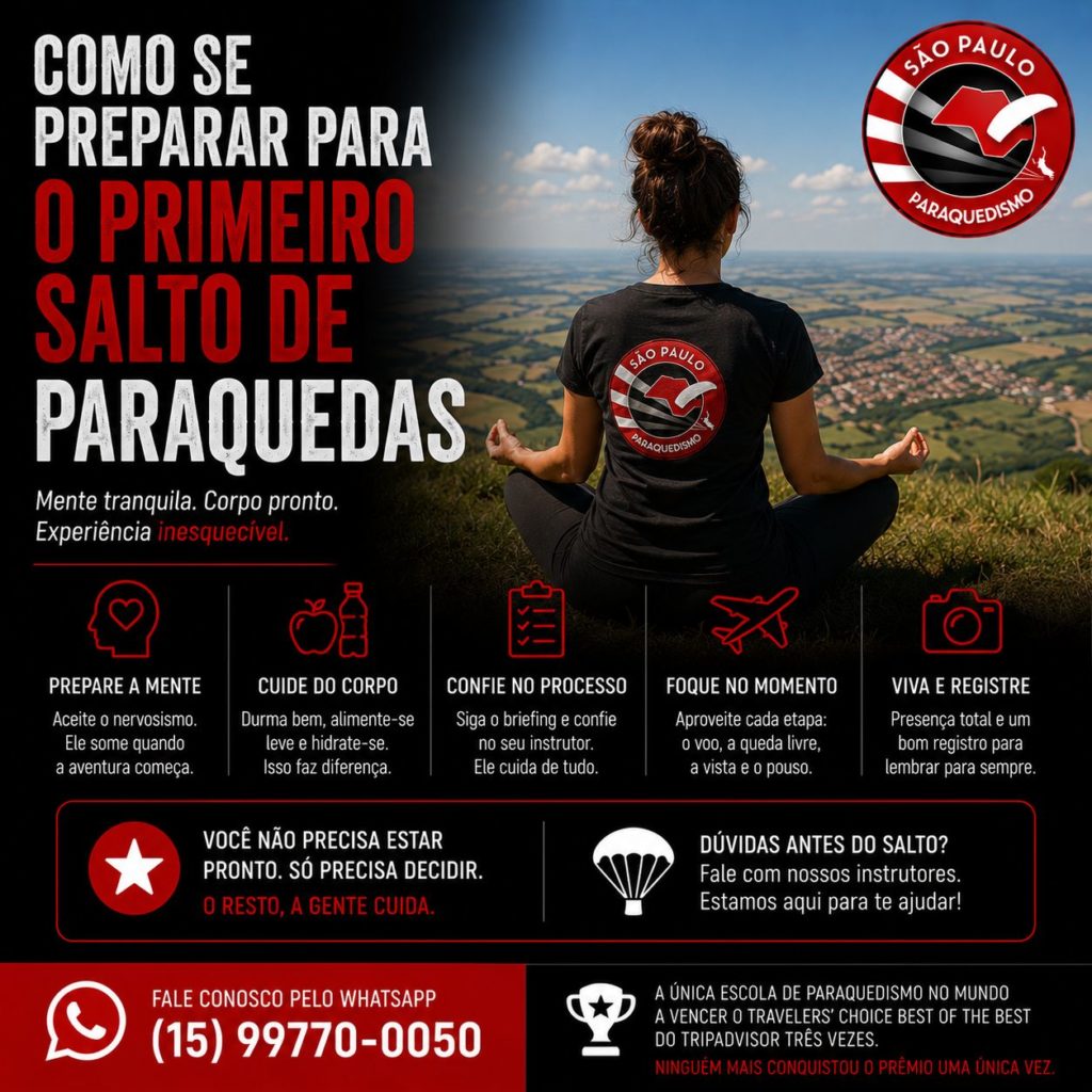 Como se preparar para o primeiro salto