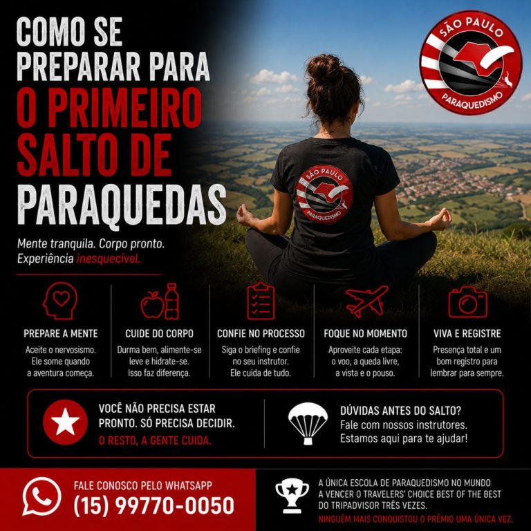 Como se preparar para o primeiro salto