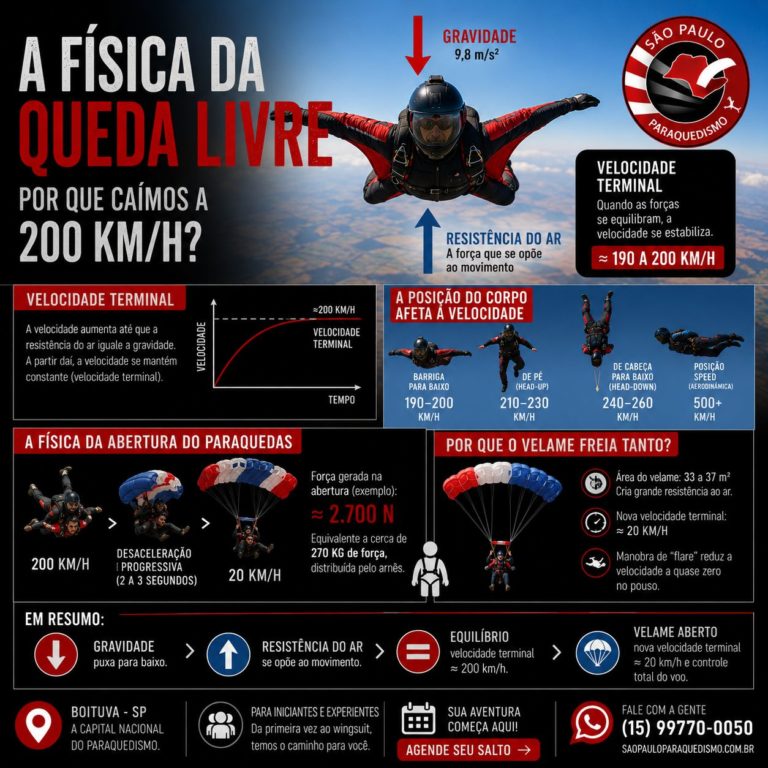 A física da queda livre